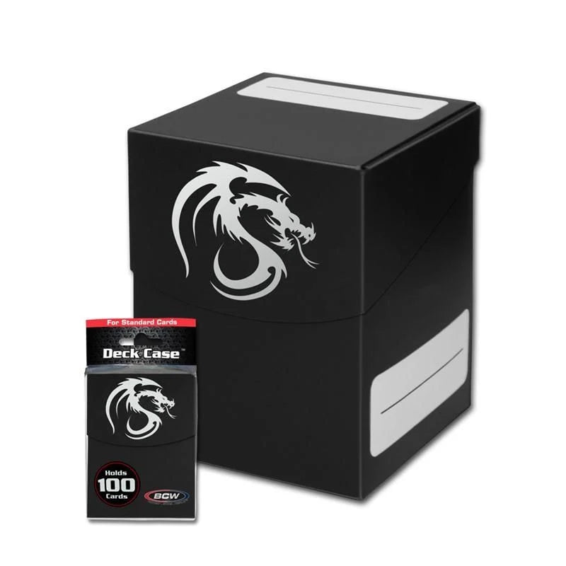 BCW Deck Case Large Black – Holds 100 Sleeved Cards