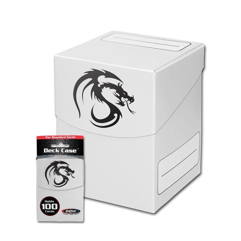 BCW Deck Case Large White – Holds 100 Sleeved Cards