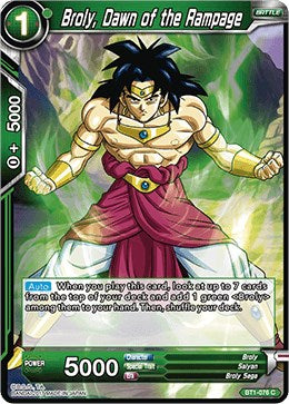 Broly, Dawn of the Rampage (2017)