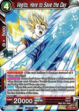 Vegito, Here to Save the Day