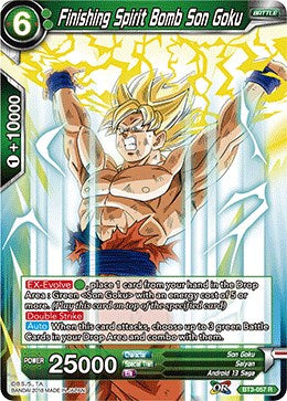 Finishing Spirit Bomb Son Goku