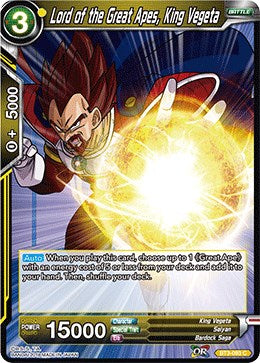 Lord of the Great Apes, King Vegeta