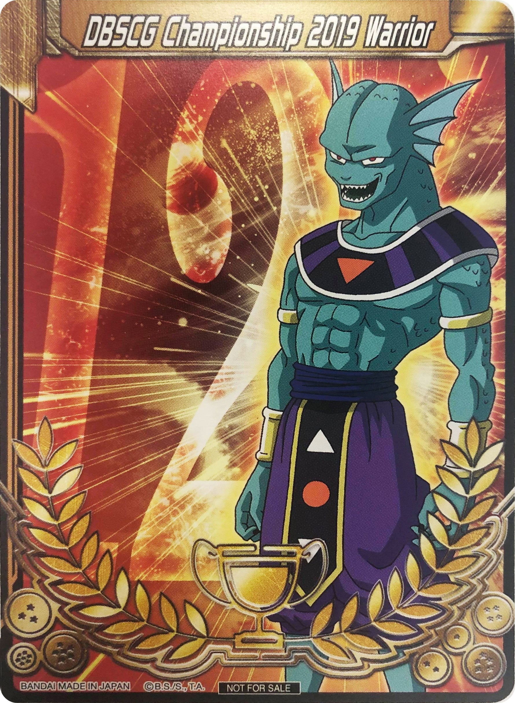DBSCG Championship 2019 Warrior (Merit Card) - Universe 12 "Giin"