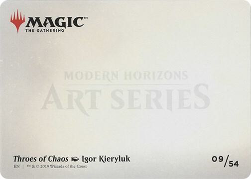 Throes of Chaos (Art Series) (Back)