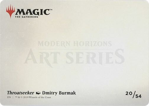 Throatseeker (Art Series) (Back)