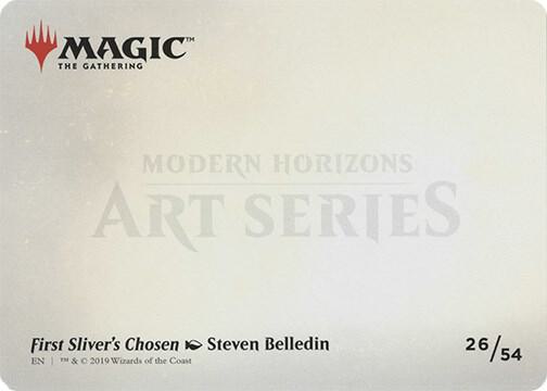 First Sliver's Chosen (Art Series) (Back)