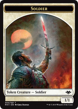 Soldier // Rhino Double-Sided Token