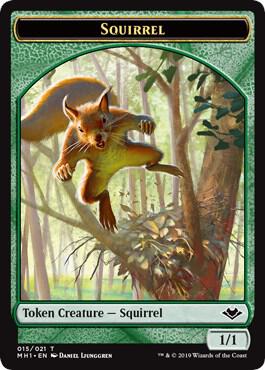 Shapeshifter // Squirrel Double-Sided Token (Back)