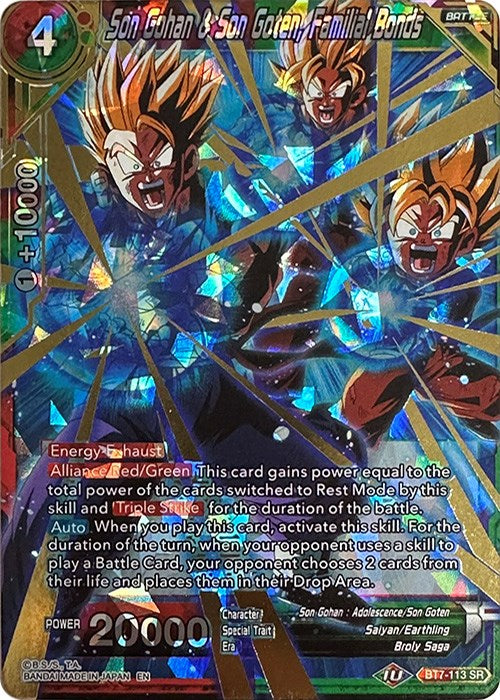 Son Gohan & Son Goten, Familial Bonds (Reprint)