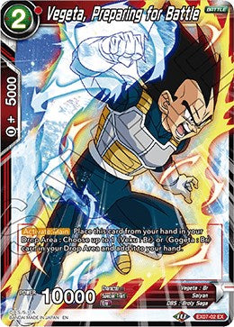 Vegeta, Preparing for Battle