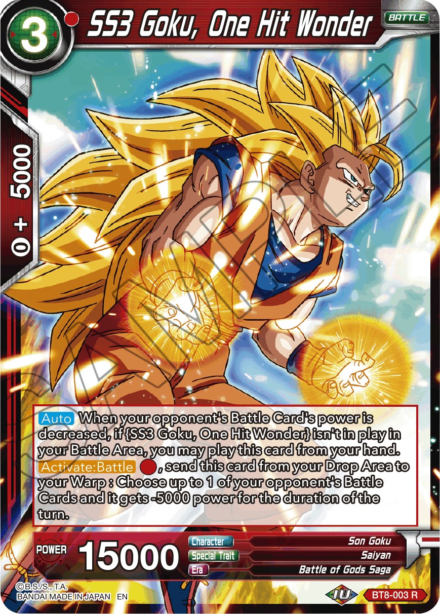 SS3 Goku, One Hit Wonder