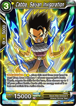 Cabba, Saiyan Invigoration