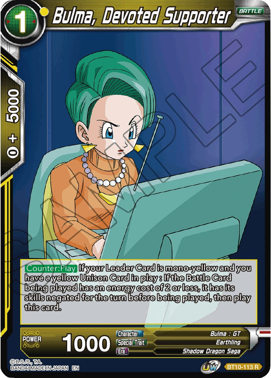Bulma, Devoted Supporter