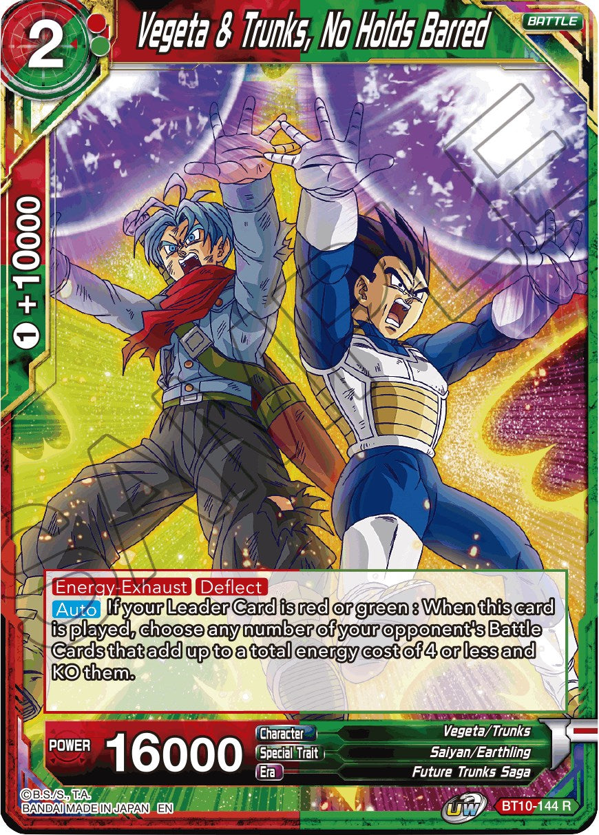 Vegeta & Trunks, No Holds Barred