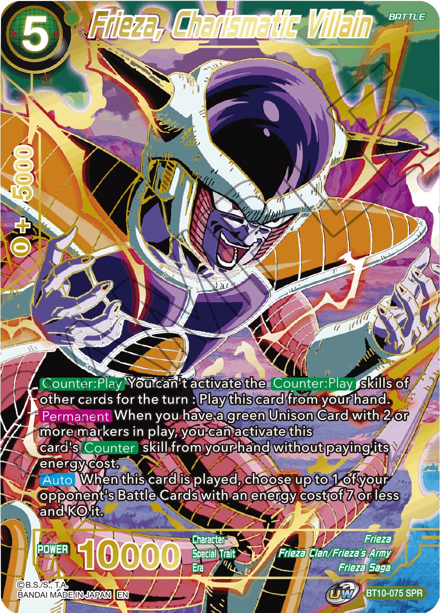 Frieza, Charismatic Villain (SPR)