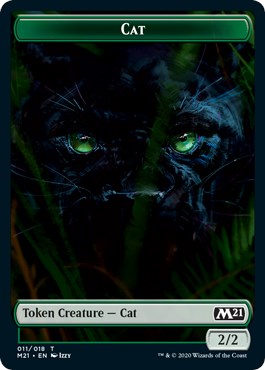Cat (011) // Zombie Double-Sided Token