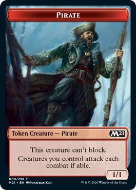 Pirate // Weird Double-Sided Token