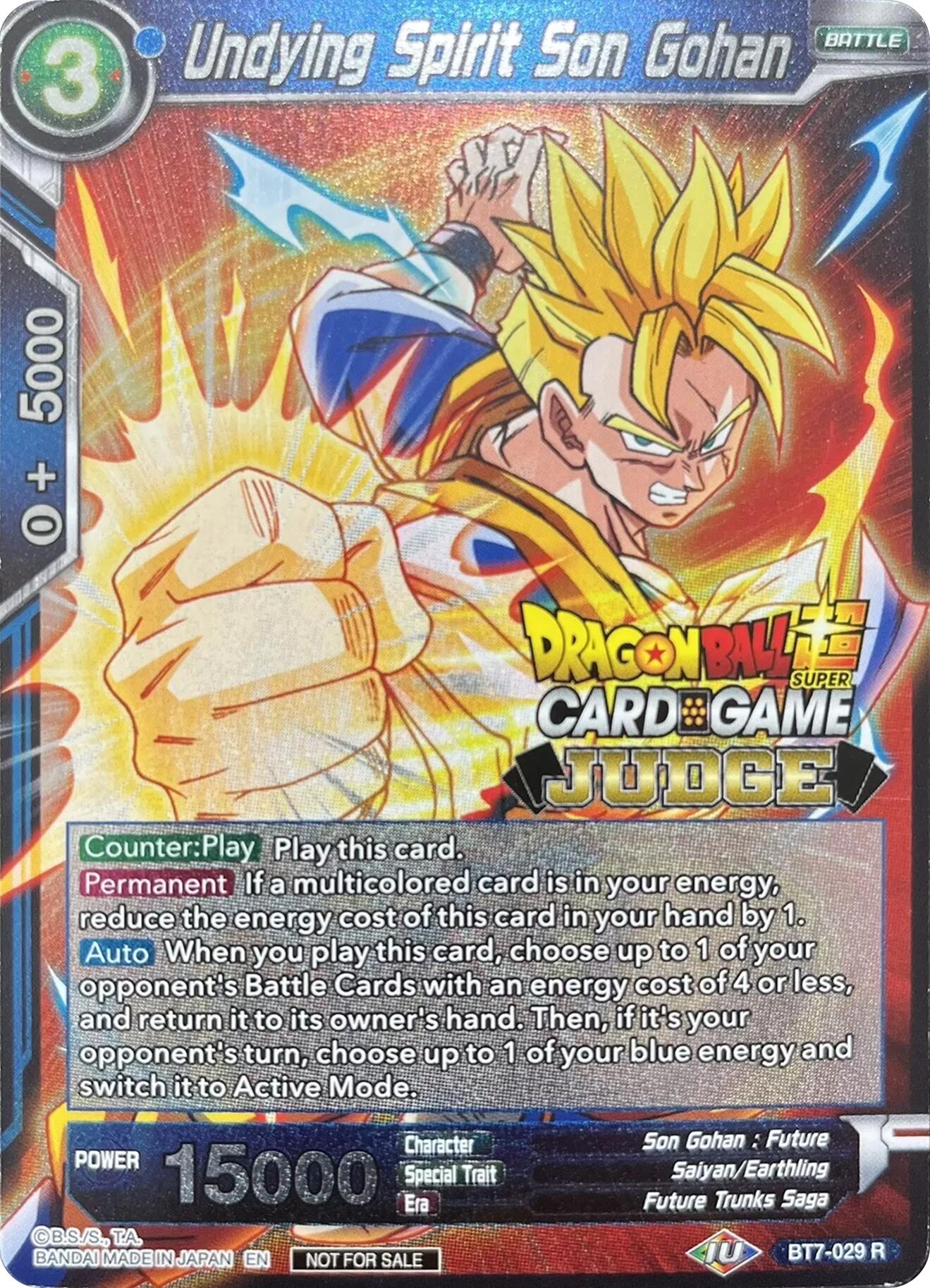 Undying Spirit Son Gohan