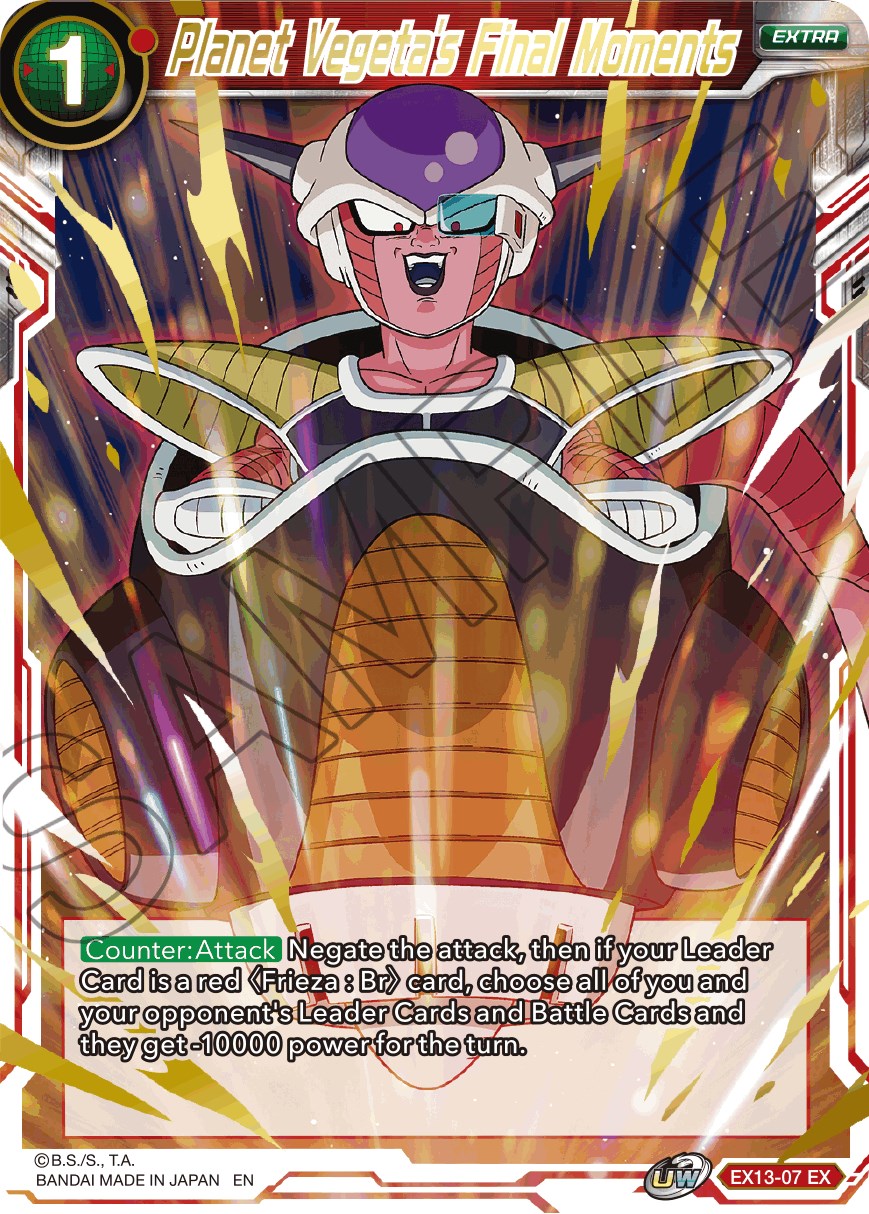 Planet Vegeta's Final Moments