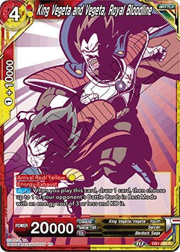 King Vegeta and Vegeta, Royal Bloodline (Alternate Art)