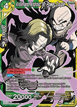 Krillin and Android 18, Power Couple (Alternate Art)