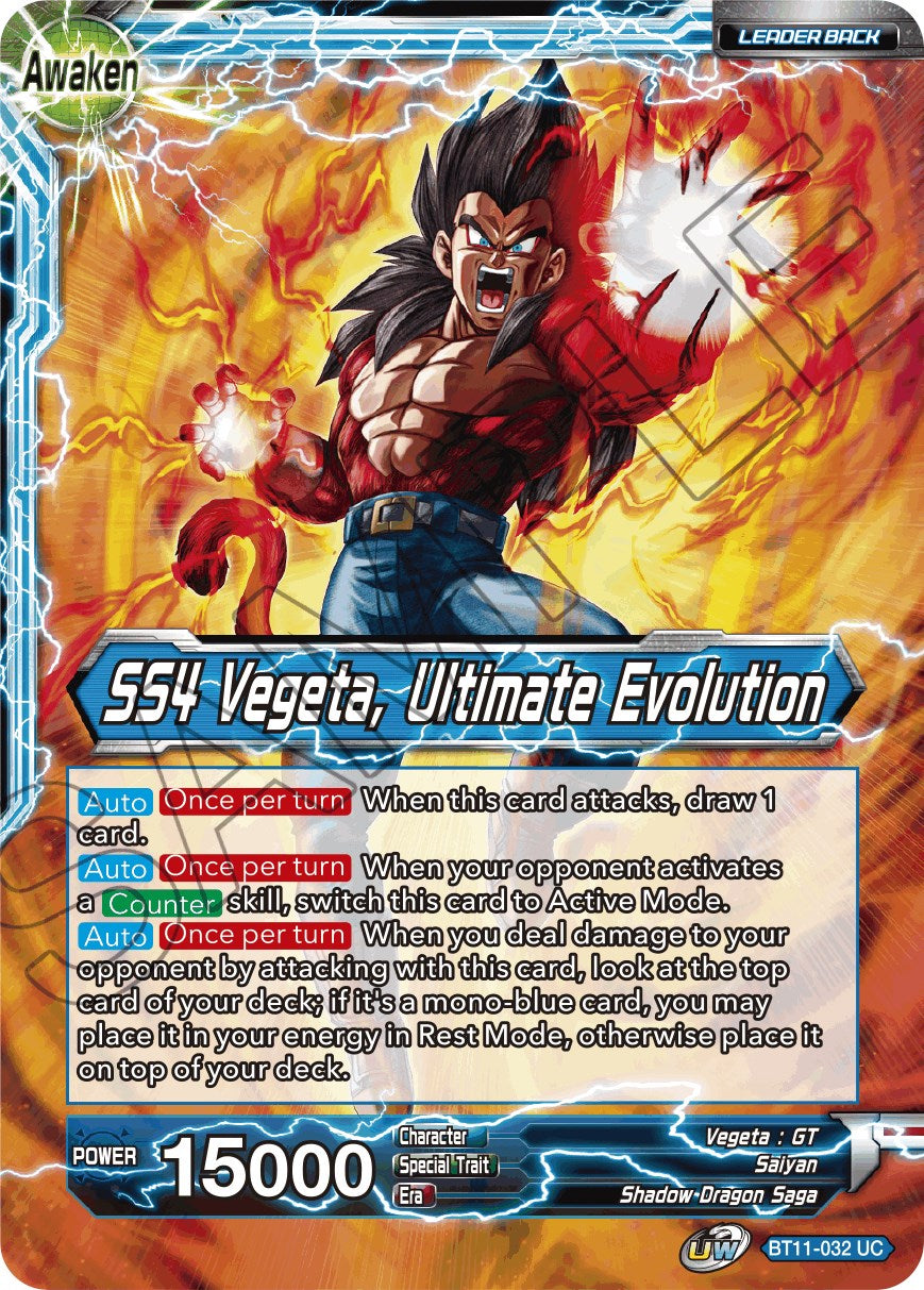 Vegeta // SS4 Vegeta, Ultimate Evolution