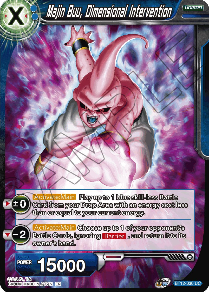 Majin Buu, Dimensional Intervention