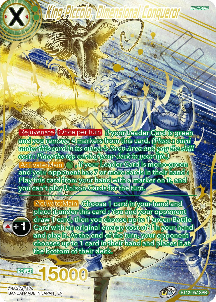 King Piccolo, Dimensional Conqueror (SPR)