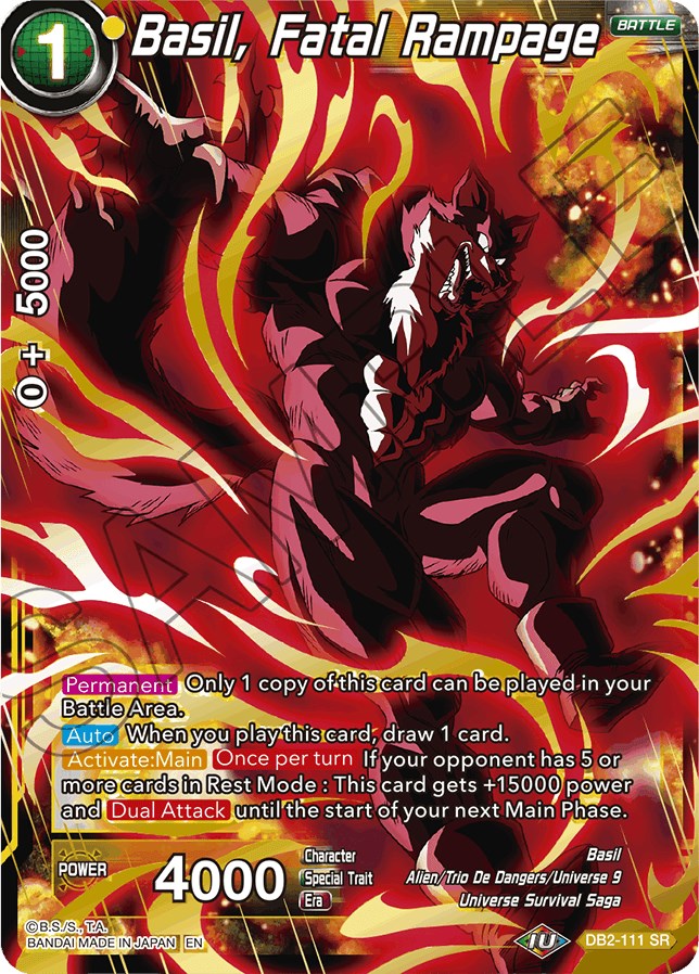 Basil, Fatal Rampage (Reprint)