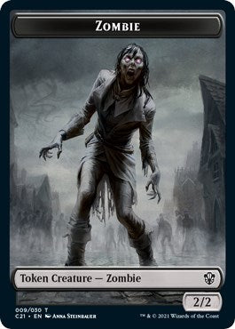 Zombie // Horror Double-Sided Token