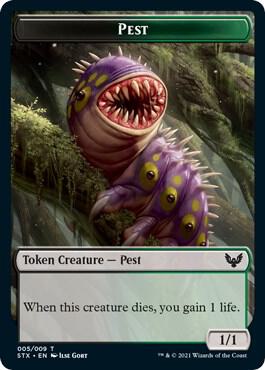 Food // Pest Double-Sided Token (Back)