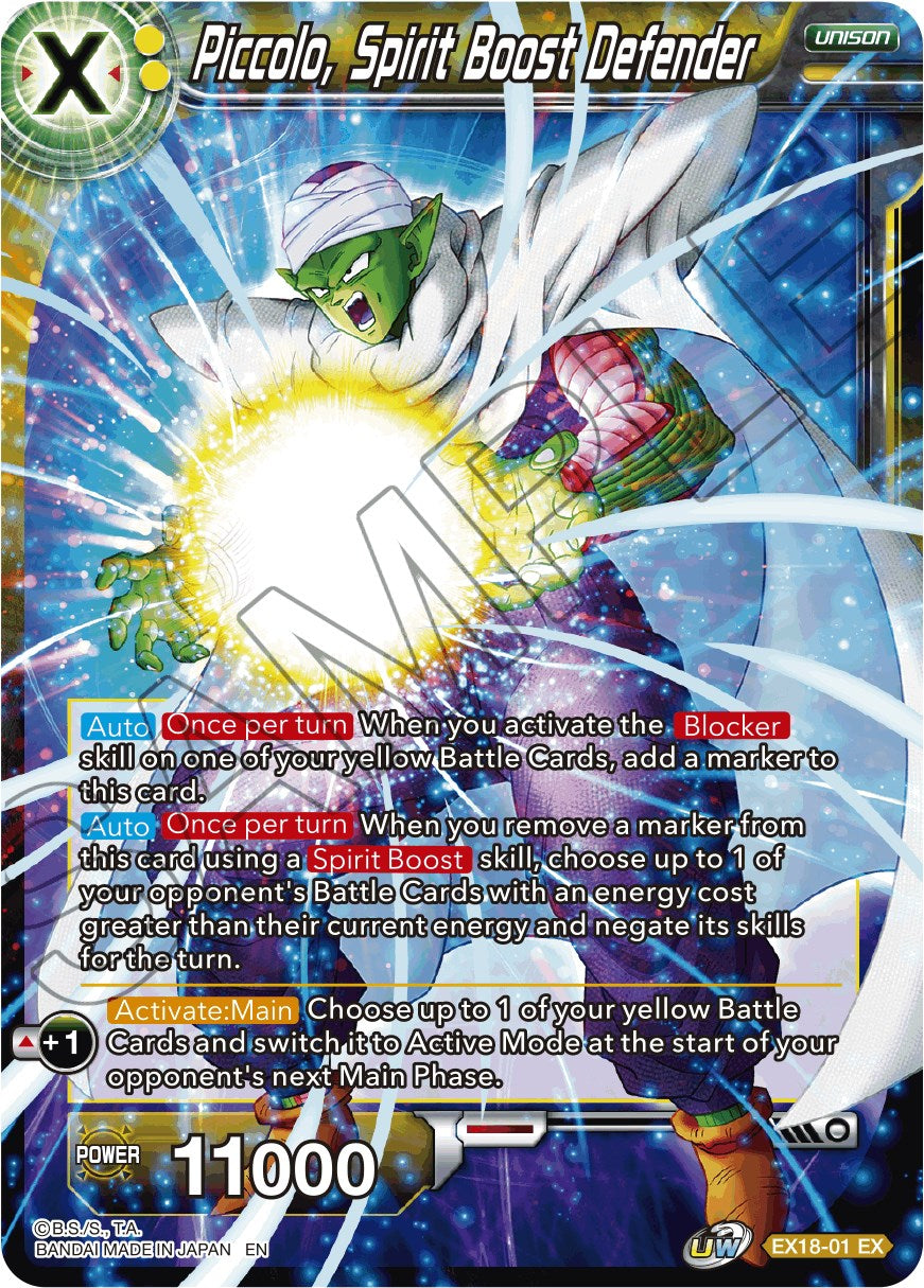 Piccolo, Spirit Boost Defender