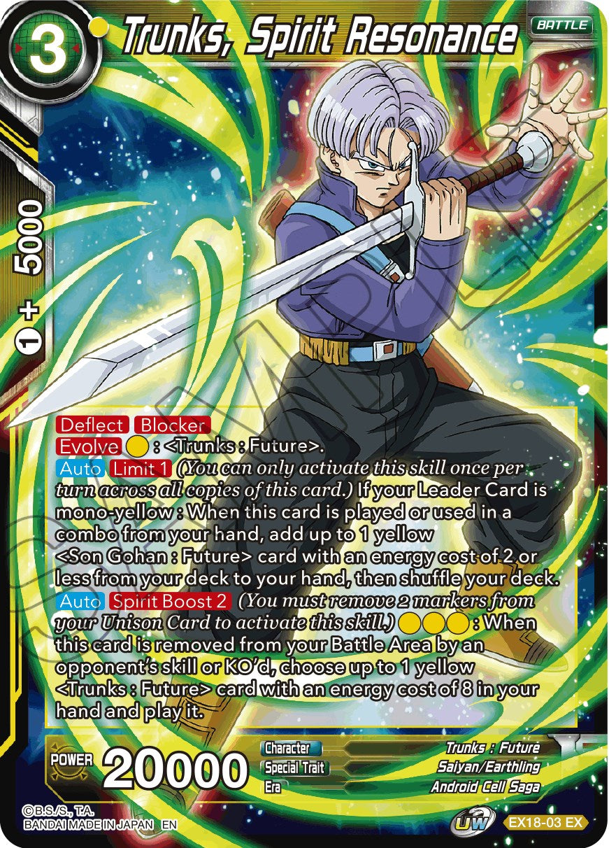 Trunks, Spirit Resonance
