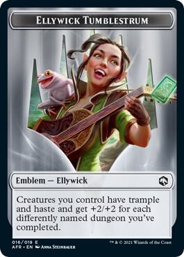 Treasure // Emblem - Ellywick Tumblestrum Double-Sided Token (Back)