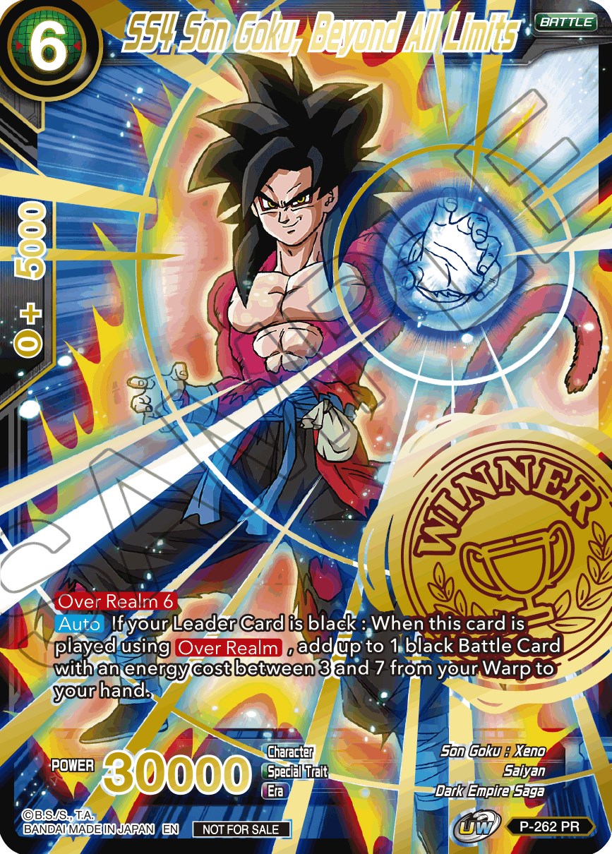 SS4 Son Goku, Beyond All Limits (Alternate Art Set 2021 Vol. 3)