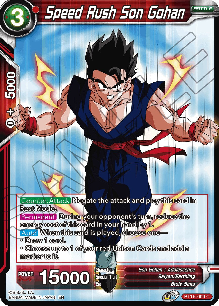 Speed Rush Son Gohan