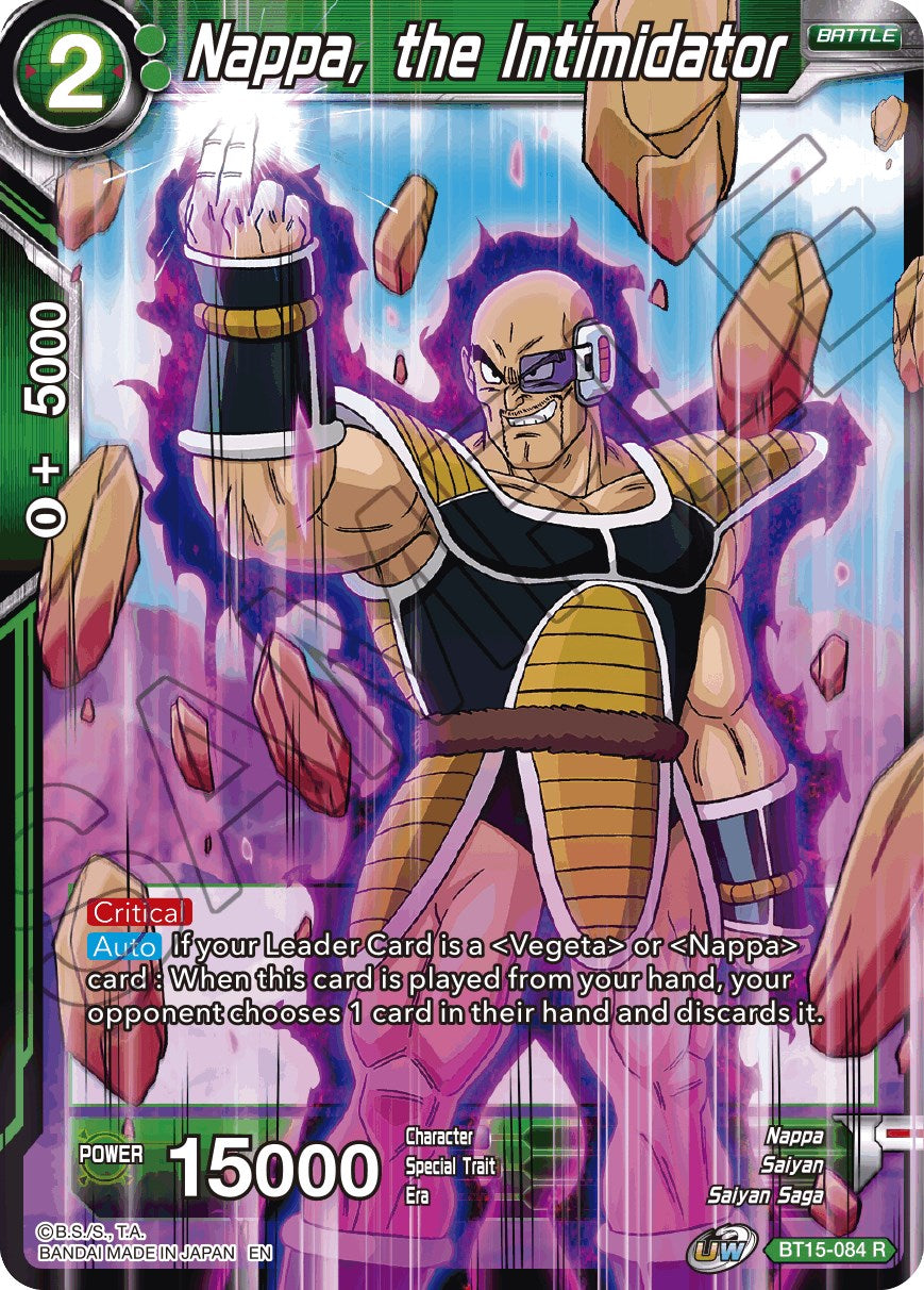 Nappa, the Intimidator