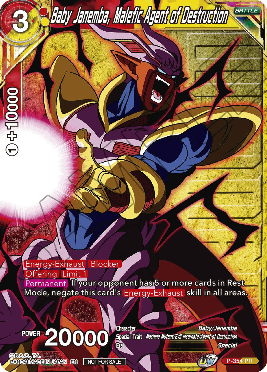 Baby Janemba, Malefic Agent of Destruction (Winner Stamped)