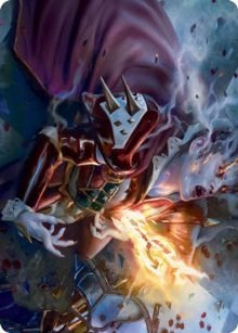 Flame-Blessed Bolt Art Card