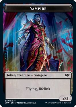 Blood // Vampire (007) Double-Sided Token (Back)