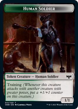 Insect // Human Soldier Double-Sided Token (Back)