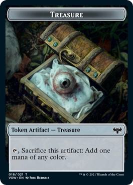 Zombie (008) // Treasure Double-Sided Token (Back)