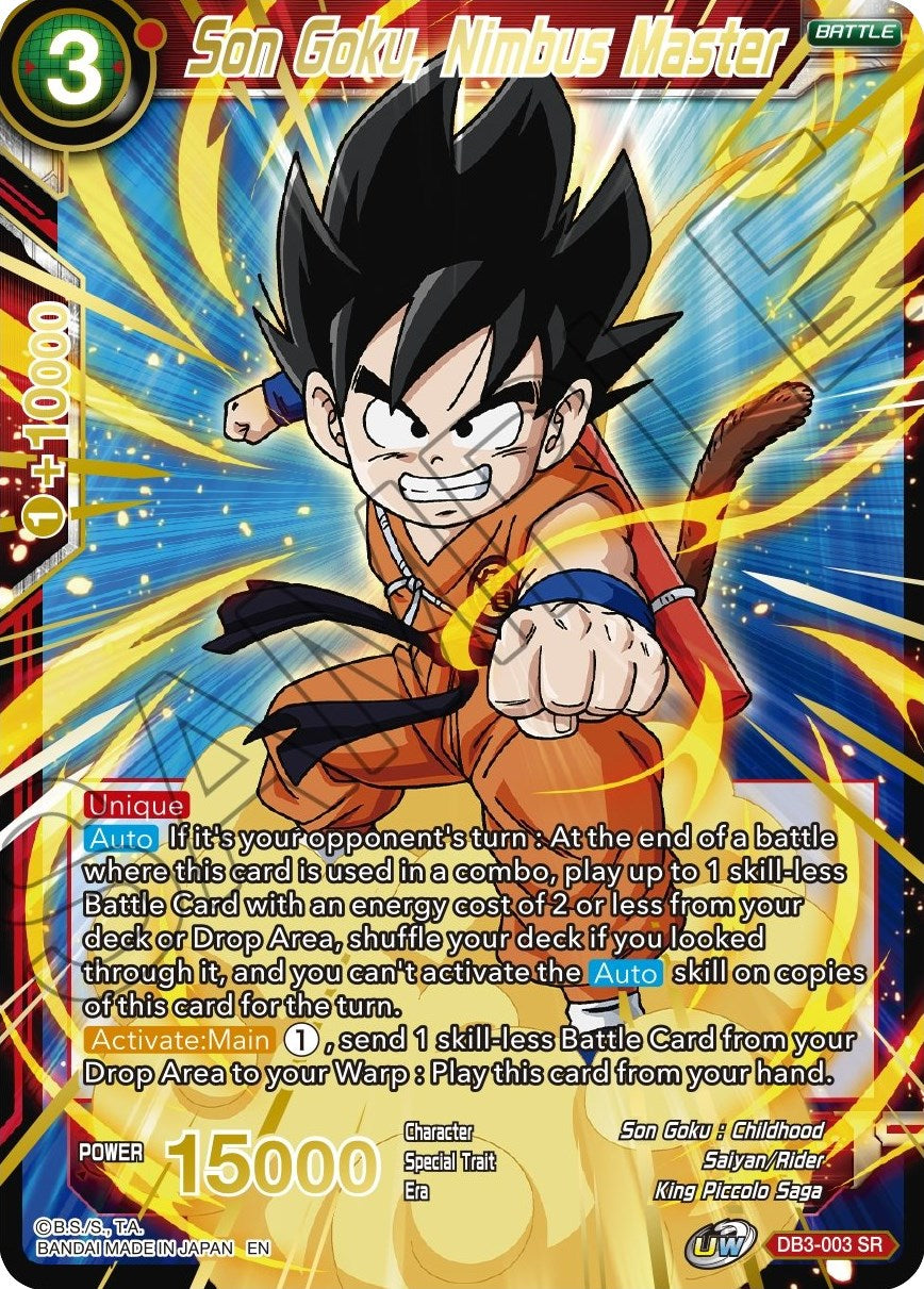 Son Goku, Nimbus Master (Gold Stamped)
