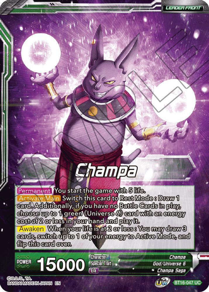Champa // Champa, Victory at All Costs (Back)