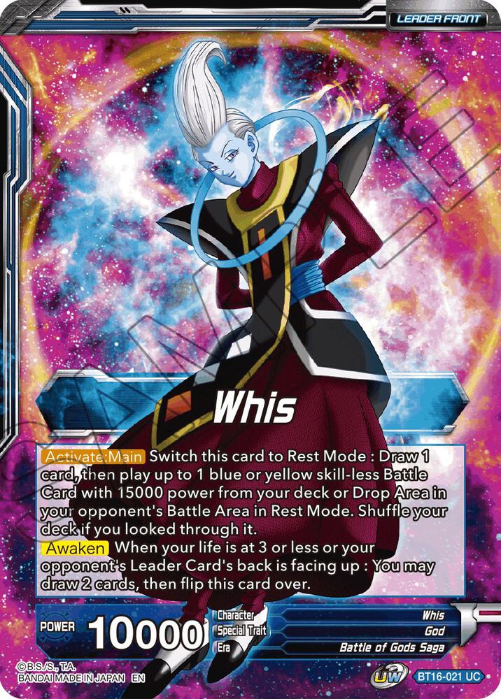 Whis // Whis, Invitation to Battle (Back)