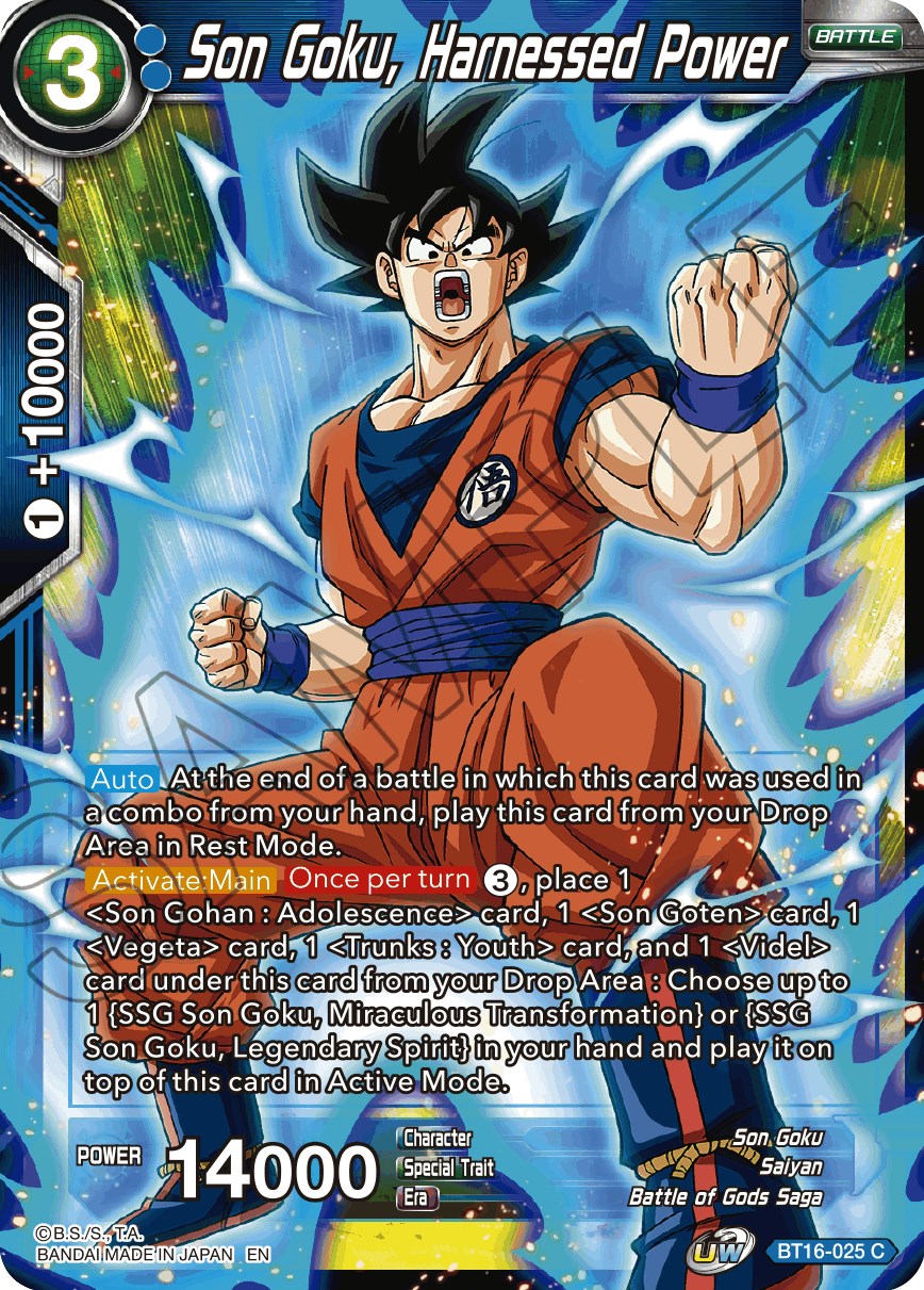 Son Goku, Harnessed Power