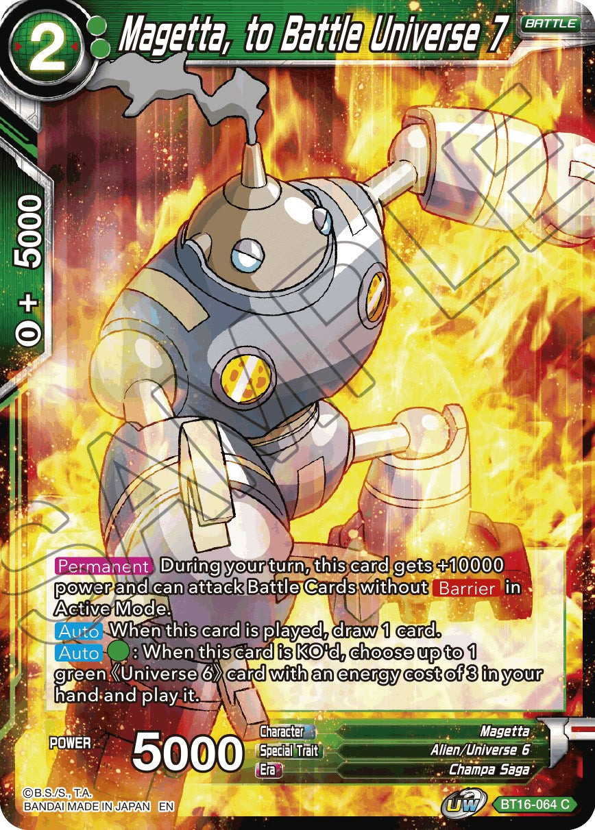 Magetta, to Battle Universe 7