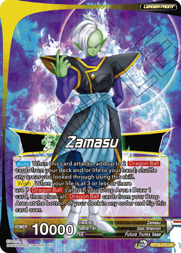 Zamasu // SS Rose Goku Black, Wishes Fulfilled (Back)