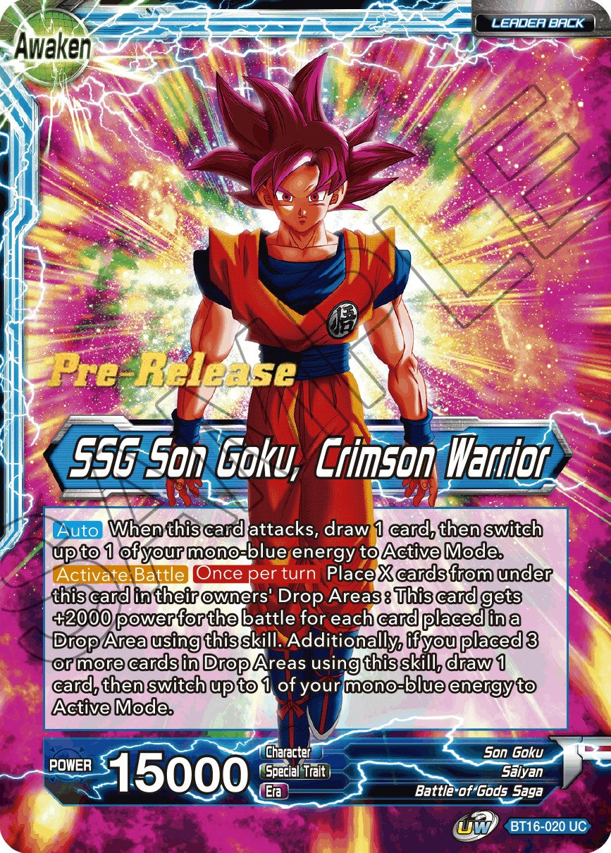 Son Goku // SSG Son Goku, Crimson Warrior