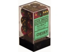 12 Dice Green-Purple/Gold CHX 26634